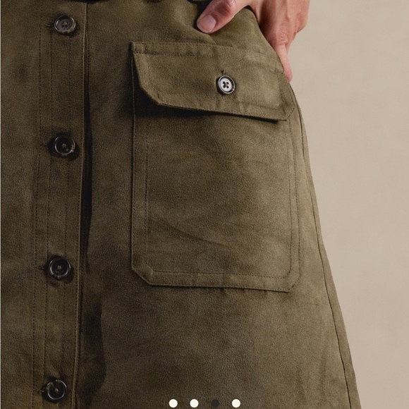 Banana Republic PORTIA VEGAN SUEDE MINI SKIRT - Picture 6 of 8